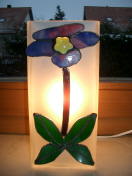 1106: Lampe Dekor  Wiesenblume